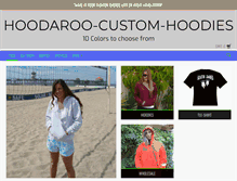 Tablet Screenshot of hoodaroo.com